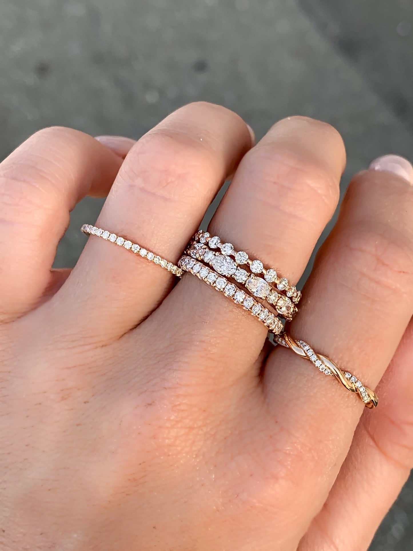 Diamond Band Ring | Noémie